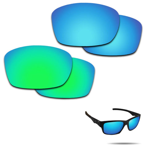 Anti-saltwater Polarized Replacement Lenses for Oakley Jupiter Squared 2 Pairs Pack