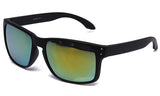 Newbee Fashion Men's Simple Squared Keyhole Revo Sunglasses -BUY 4 GET 20% OFF