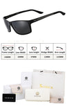 Men's Polarized Sunglasses for Driving Running Cycling Metal Frame Sports Sunglasses