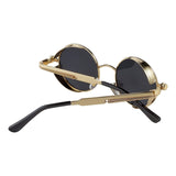 Vintage Hippie Retro Metal Perfect Round Small Frame Polarized Sunglasses 47mm