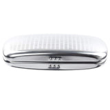 Glasses Case,  Aluminum Hard Shell Eyeglasses Case Striped Spectacles Box