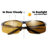 Day Night Photochromic Polarized Sunglasses Men's Sunglasses for Drivers Male Safety Driving Fishing UV400 Glasses