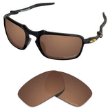 Performance Replacement Lenses for Oakley Badman Sunglass Polarized Etched