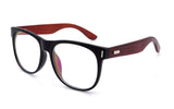 Men's Wooden Vintage Oversized Glasses Frame Clear Lens Eyeglasses 55-19-140
