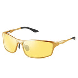 Night Vision Glasses for Driving, Anti-Glare Yellow Lenses Outdoor Sports Man and Women Polarized Shooting Glasses