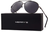 Men/Women Aviation Polarized Driving Sunglasses 100% UV Protection S8008