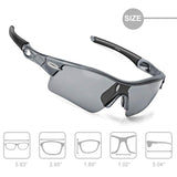 Polarized Sunglasses Men Women Sport Glasses 5 Interchangeable Lenses