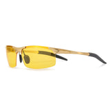 Night Vision Glasses for Driving, Polarized HD Yellow Lens for Men, Ultralight Frame