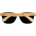 Bamboo Wood Sunglasses with Plastic Frames