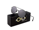 Polarized Aviator Sunglasses for Men Women Metal Frame Oval Lens UV Protection
