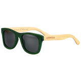 Classic Wayfarer Bamboo Wood Sunglasses Polarized Lenses that float