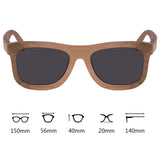 Women Bamboo Wood Polarized Sunglasses for Men with UV400 Glasses