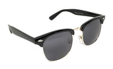 - Premium Half Frame Horn Rimmed Sunglasses Assorted Color Frames and Lenses Semi Rimless
