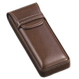 Men's Gentleman's Leather-Tone Glasses Case,Stylish, Smart