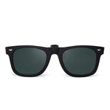 Polarized Clip on Sunglasses Flip up Mirrored Eyeglasses Men Women