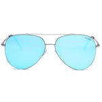 Aviator Sunglasses Unisex Flat Lens Mirrored Metal Classic Shades DSR003