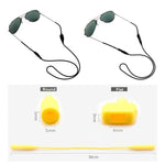 2pcs Sports Eyeglass Strap Silicone Eyeglass Holder for Kids Men Women