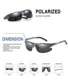 Sport Fishing Sunglasses for Men, Polarized 100% UV Protection, Aluminum Magnesium Frame