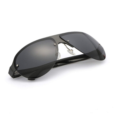 Trendy Aviator Polarized Sunglasses with 100% UV Protection Alloy Frame for Men Eyewear