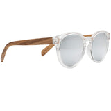 Mens Clubmaster Sunglasses Semi Rimless Wooden Sunglasses Polarized in Original Boxes
