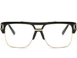 Square Aviator Large Fashion Sunglasses For Men Women Goggle Alloy Frame Glasses