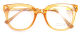 Classic Round Horn Rimmed Eye Glasses Clear Lens Oval Non Prescription Frame