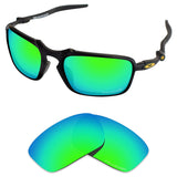 Performance Replacement Lenses for Oakley Badman Sunglass Polarized Etched