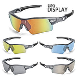 Polarized Sunglasses Men Women Sport Glasses 5 Interchangeable Lenses