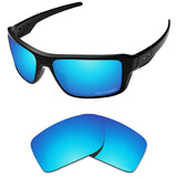 Performance Replacement Lenses for Oakley Double Edge Sunglass Polarized Etched