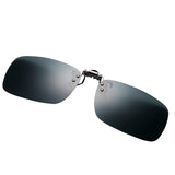 Polarized Clip-on Flip Up Sunglasses Wear Over Prescription glasses