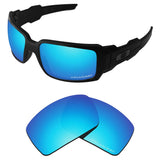 Performance Replacement Lenses for Oakley Oil Drum Sunglass Polarized Etched