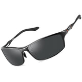 SOXICK Polarized Sunglasses for Men Women - Adjustable Metal Frame Driving Glassses (FDA Approved)