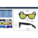 Classic Eyewear 80's Retro Large Horn Rimmed Style UV400 Polarized Sunglasses
