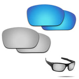 Anti-saltwater Polarized Replacement Lenses for Oakley Turbine 2 Pairs Pack