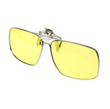 Mens&Womens Retro Polarized Clip on Flip up Plastic Sunglasses