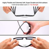 Mens Wayfarer Sunglasses New Style Polarized Driving Glasses Matte Black Frame