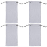 Microfiber Eyeglass Pouch, 4 Pack,For Jewelry,Smartphones, and Glasses Holder
