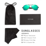 Aviator Sunglasses  Aluminum Polarized Vintage Sun Glasses for Men Women UV 400 Protection