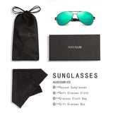 Aviator Sunglasses  Aluminum Polarized Vintage Sun Glasses for Men Women UV 400 Protection