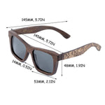 Wood sunglasses Hand-made From Sandalwood 100% UV400 Polarized Lens
