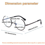 Three Fourths Glasses Frame for men Gap Design Prescription Eyeglasses 50mm