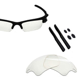 Anti-salt Polarized Replacement Lenses & Sock Kit for Oakley Fast Jacket XL
