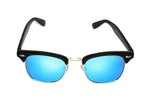 - Premium Half Frame Horn Rimmed Sunglasses Assorted Color Frames and Lenses Semi Rimless