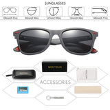 Polarized Sunglasses For Men Women Driving Retro TR90 UV400 Protection