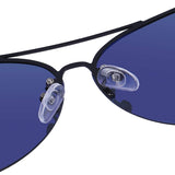 Premium Military Style Rimless Classic Aviator Sunglasses for Men - Driving Sunglasses, Polarized, 100% UV protection