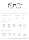 Men Titanium Alloy Optical Prescription Glasses Frame Eyewear 725