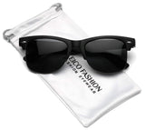 Polarized Half Frame Classic Retro Sunglasses