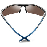 Sports Polarized Sunglasses For Men Women,Fishing Driving Golfing Fashion Metal Sunglasses