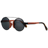 Real Wood Sunglasses For Women Round Polarized UV400 Protection Eco Friendly