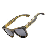 Polarized Wood Sunglasses For Mens Womens Handmade Vintage Bamboo Frame